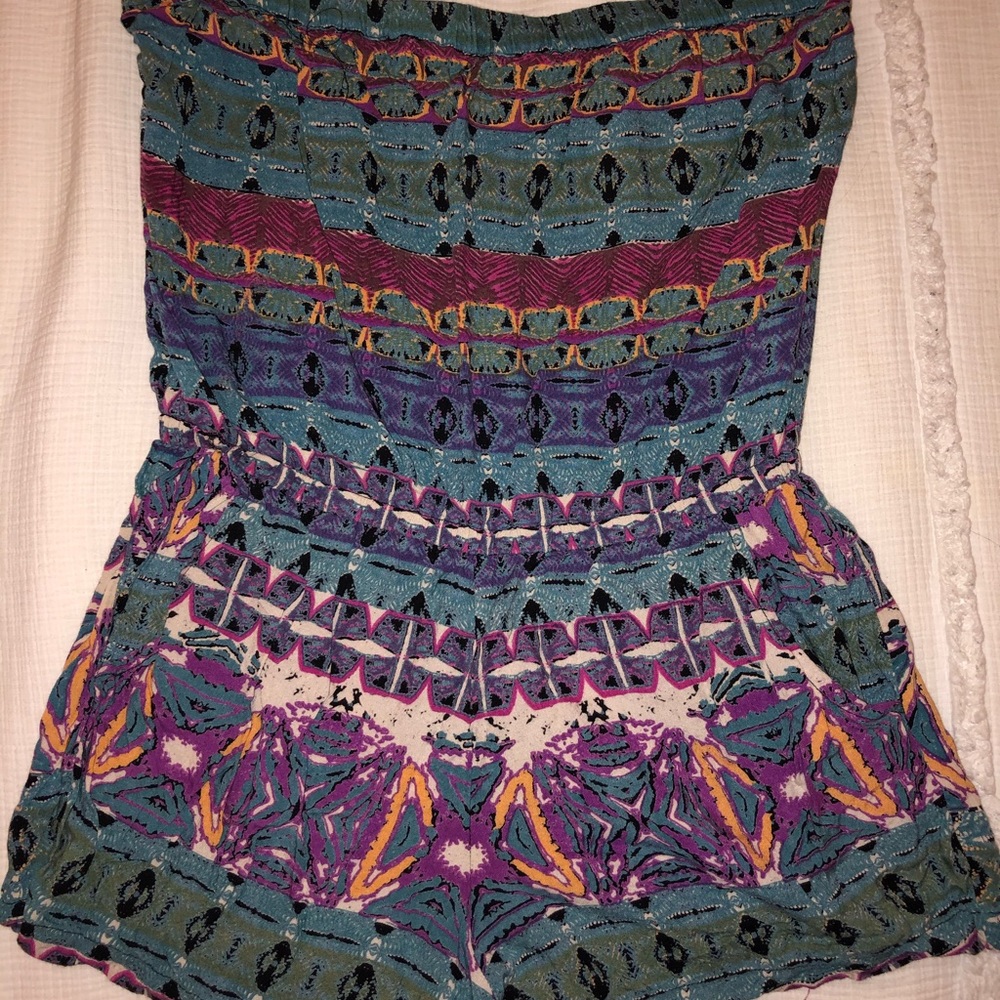 Strapless Romper